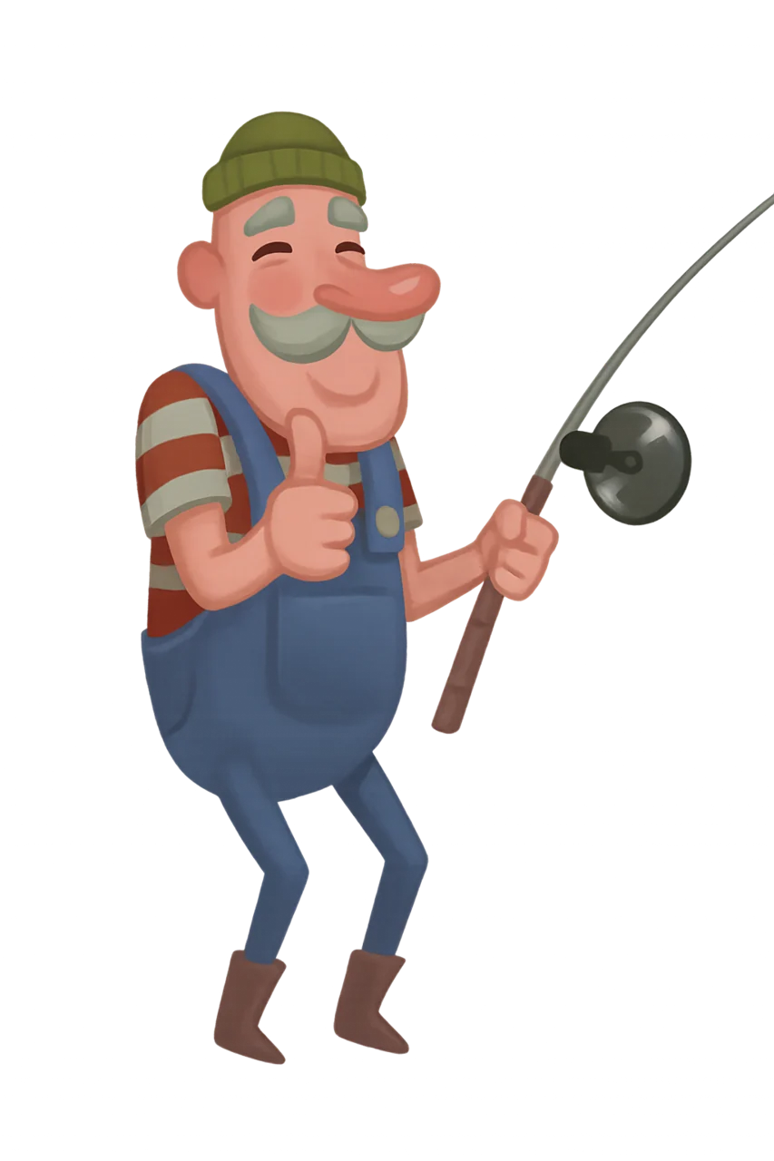 Fisherman · transparent PNG