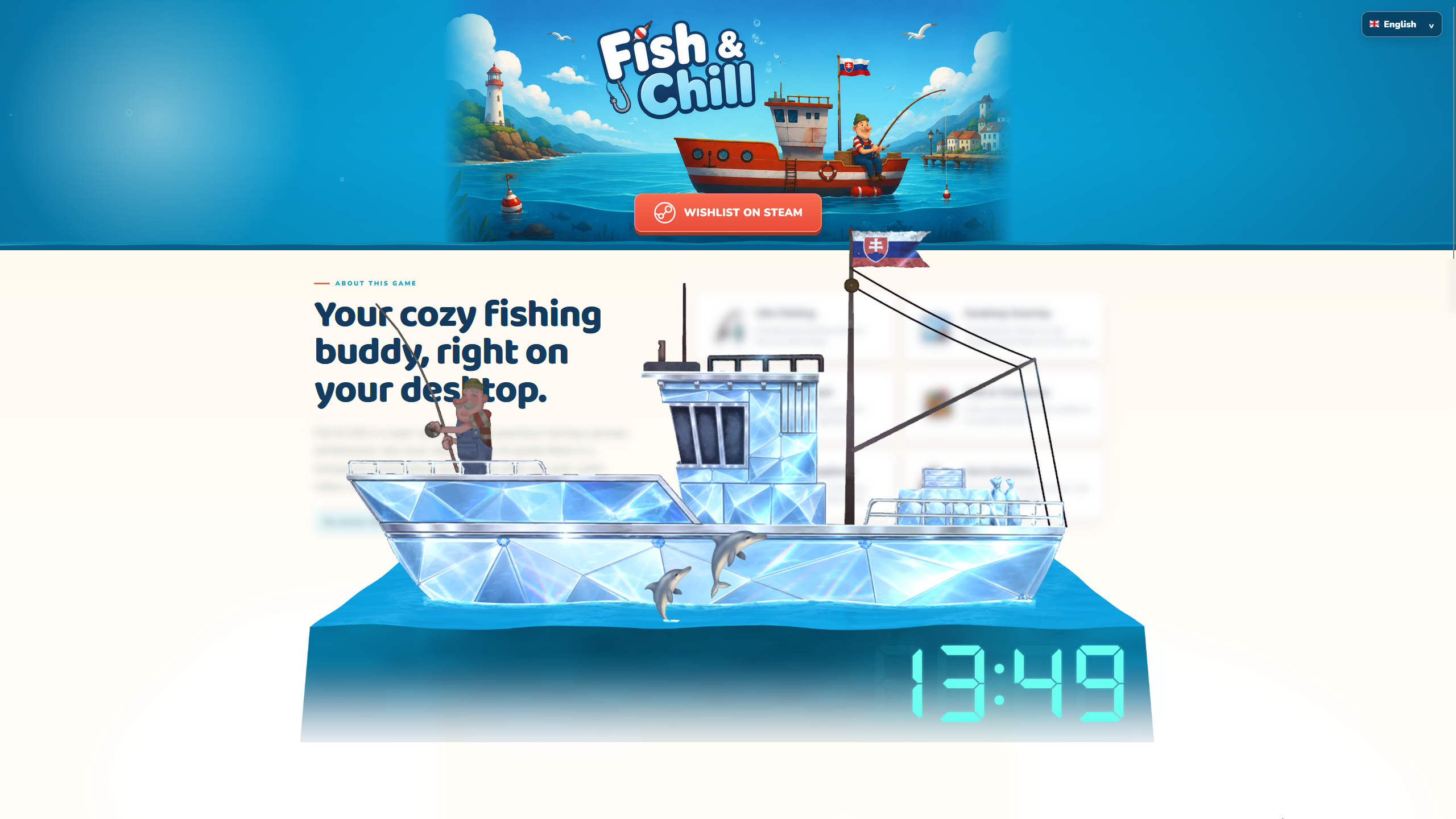 The new 3D water with the diamond boat.